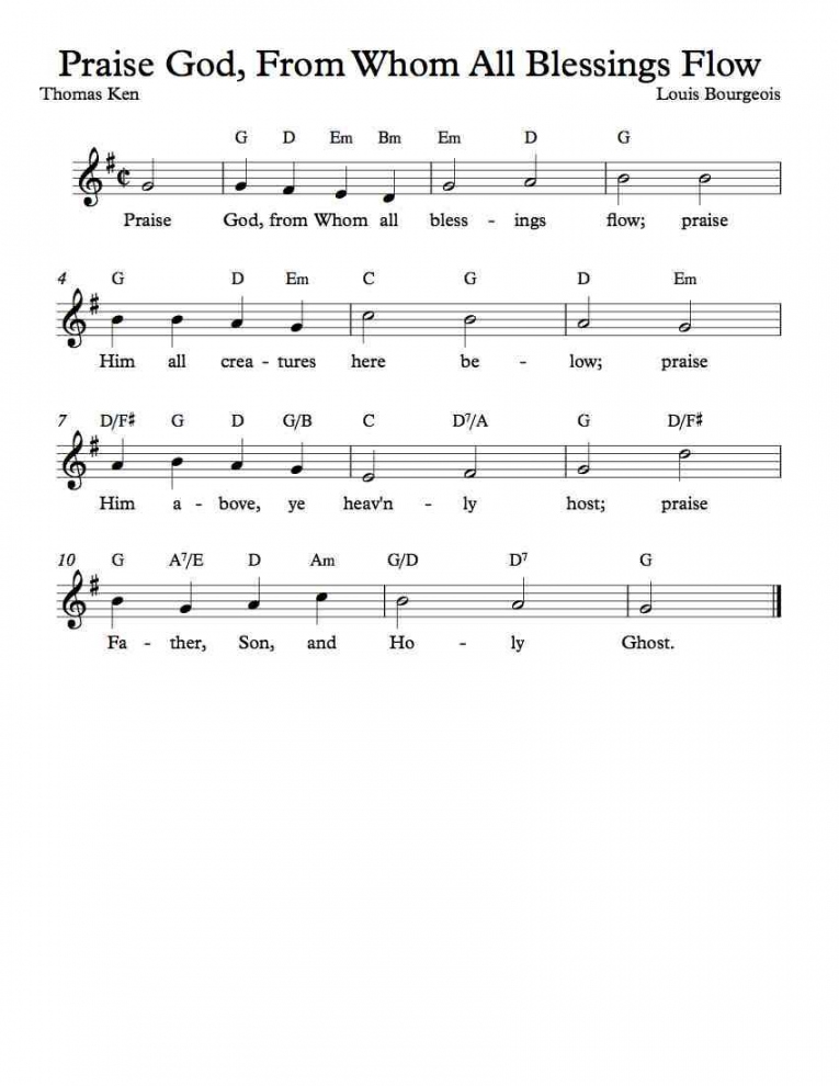 Free Printable Praise And Worship Sheet Music FREE Printable A Z