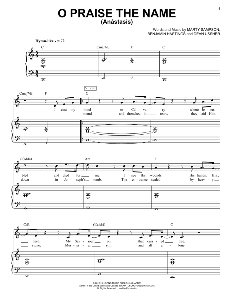 Free Printable Praise And Worship Sheet Music Free Printable Templates