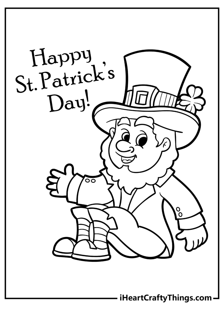 Free Printable St Patricks Day Color Sheets Free Coloring Sheet 