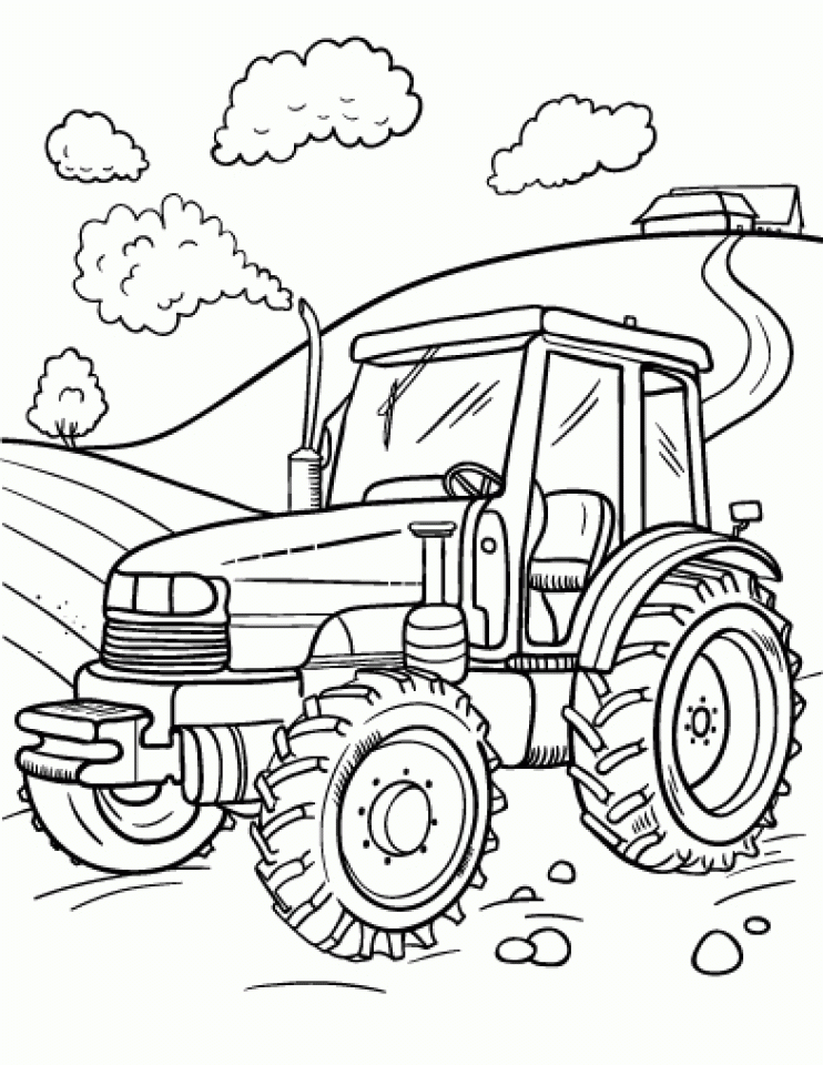 Free Printable Tractor Coloring Pages For Preschoolers Free Coloring 
