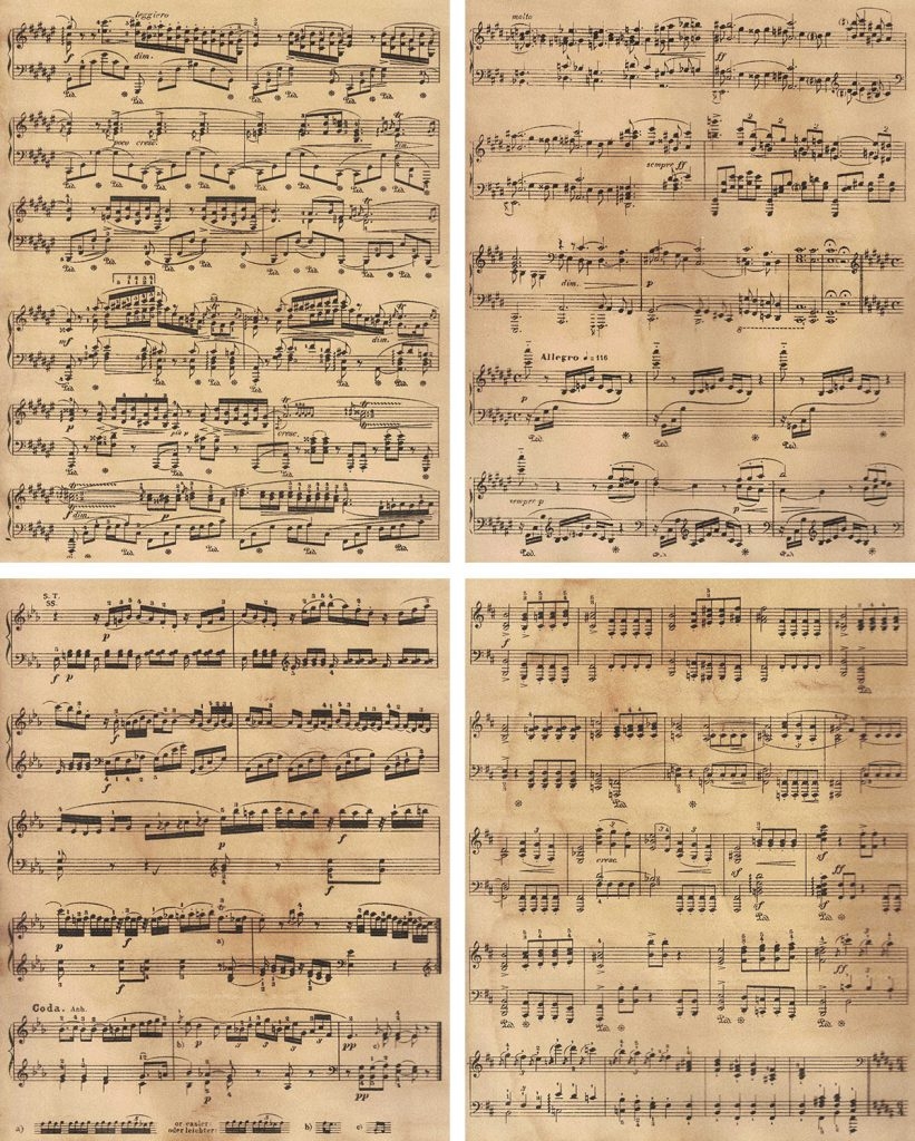 Free Printable Vintage Sheet Music With Digital Collage Sheets 