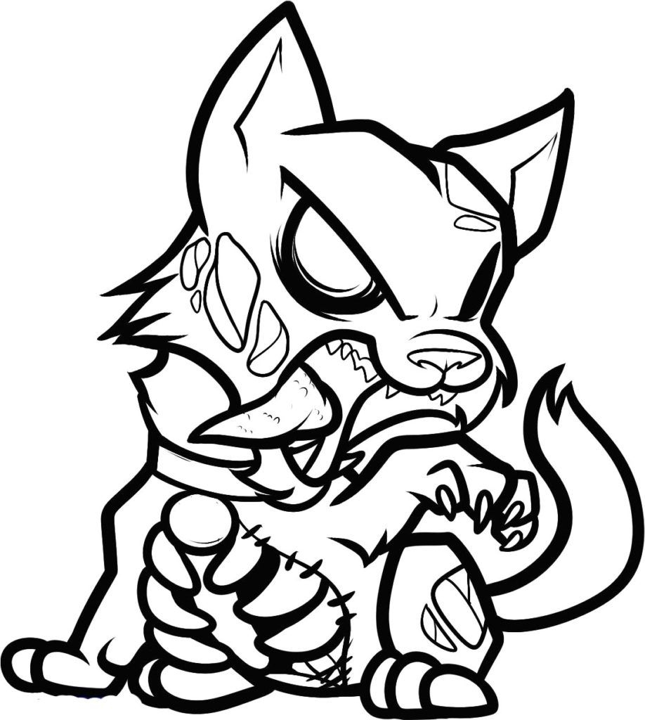 Free Printable Zombie Coloring Pages Coloring Home