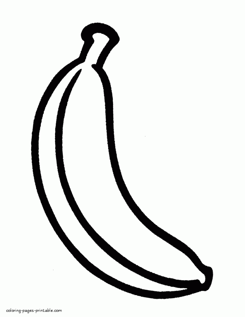 Fruits And Vegetables Coloring Pages For Kids Printable Coloring Home