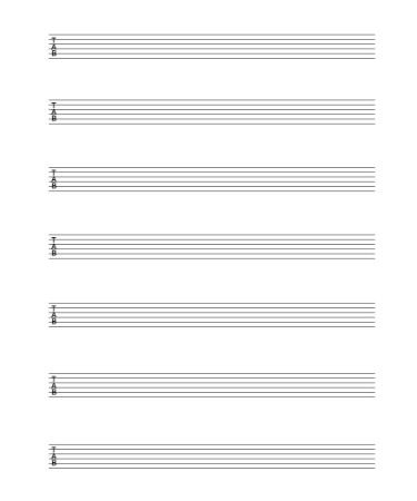  Guitar Tab Sheet Music PDF Free Download PRINTABLE 