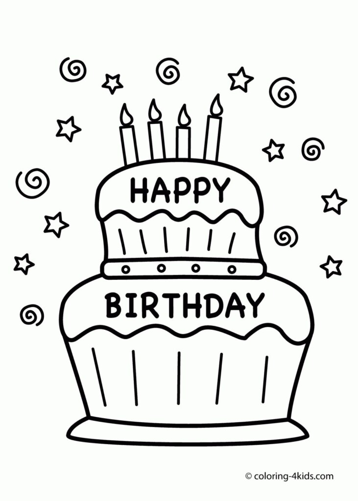 Happy Birthday Coloring Sheets Printables Dev onallcylinders