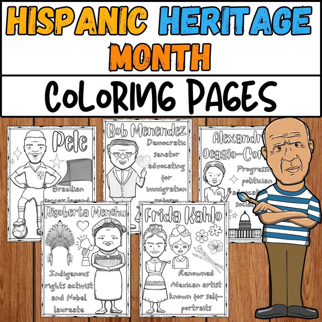 Hispanic Heritage Month Coloring Pages Hispanic Heritage Month 