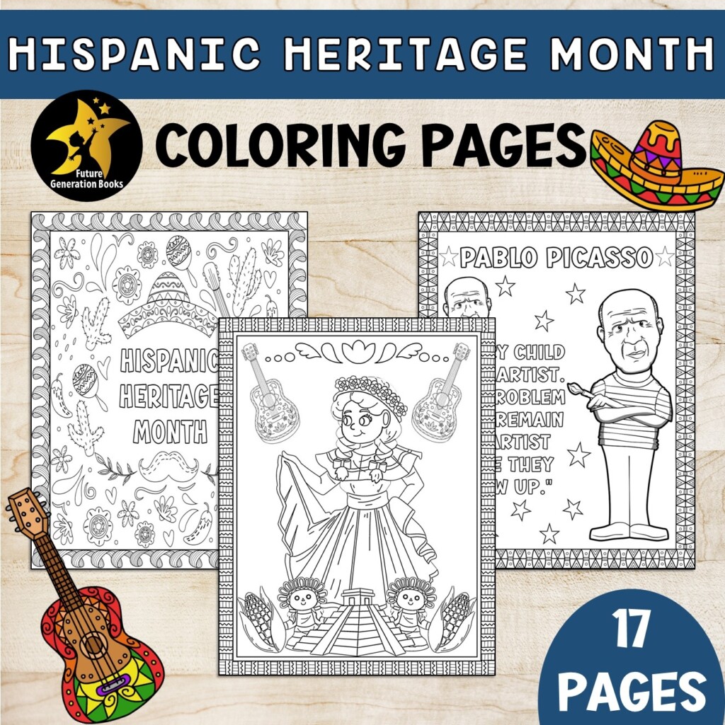 Hispanic Heritage Month Coloring Pages Hispanic Heritage Month 
