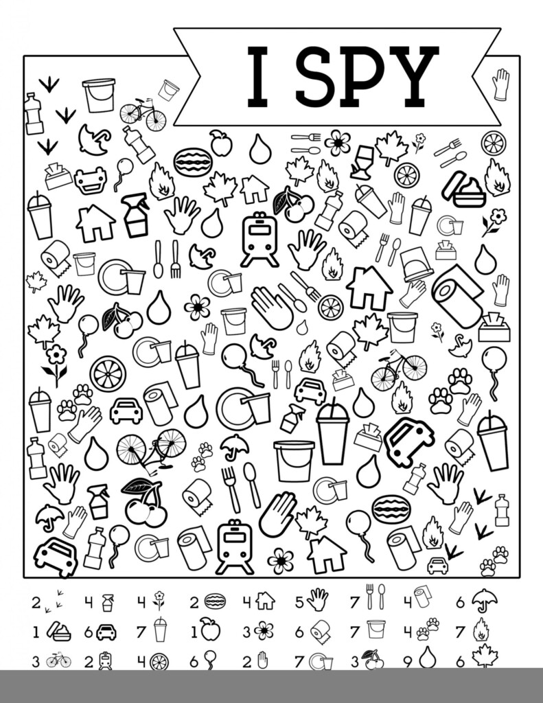 I Spy Printable Sheets