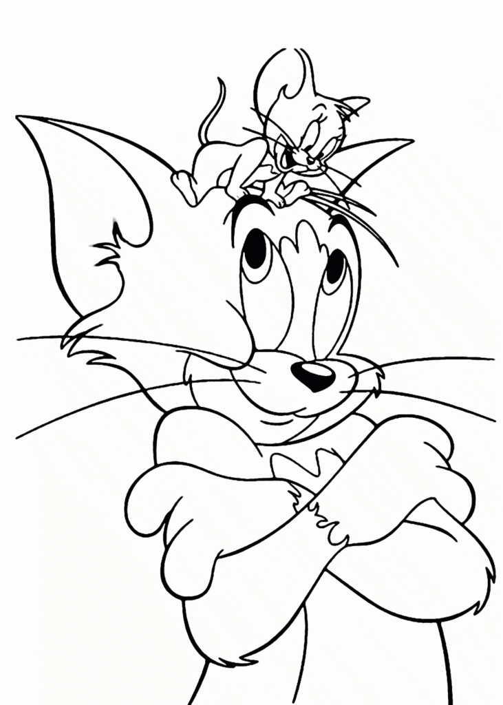 Jerry Coloring Page Coloring Home