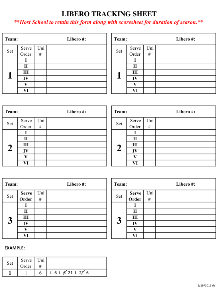 Libero Tracking Sheet Printable Free Printable Templates
