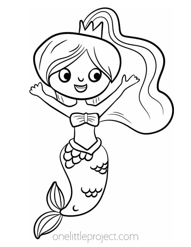 Mermaid Coloring Sheet Printable Vrogue co