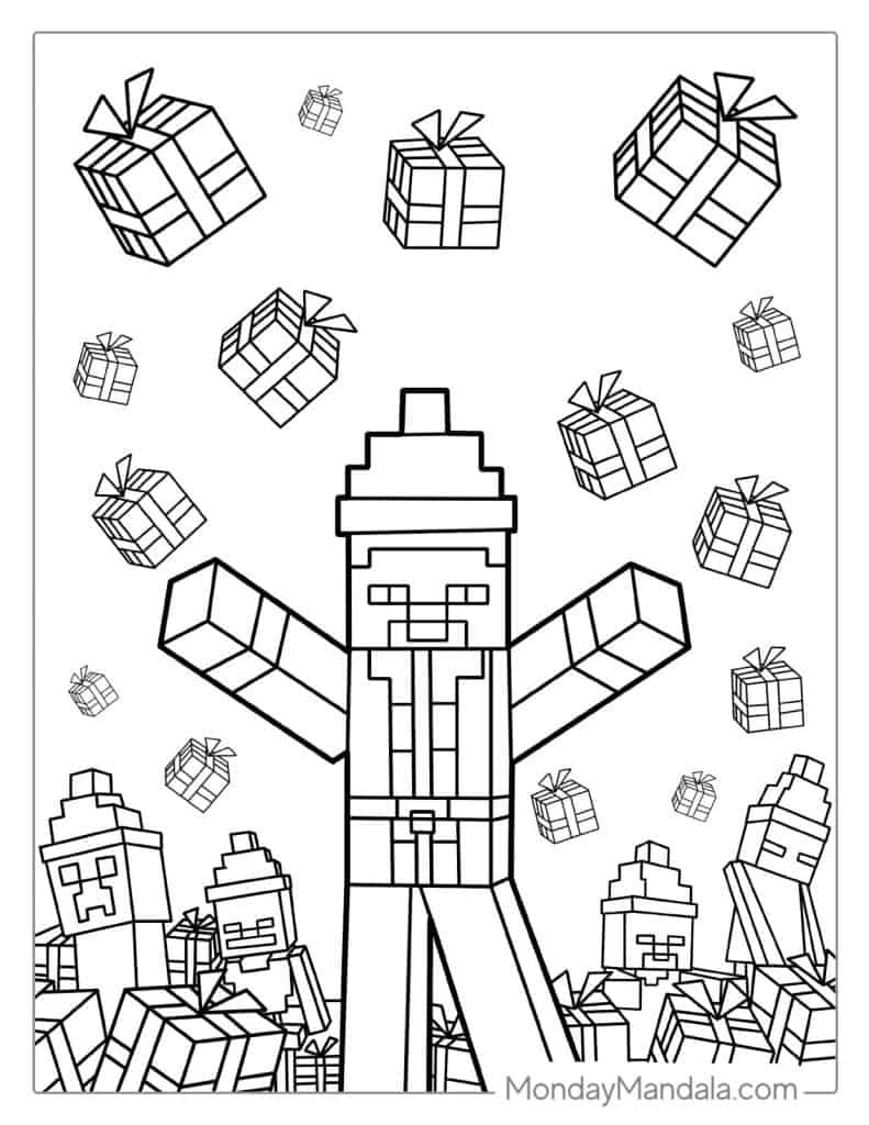 Minecraft Colouring Sheets Free Printable Infoupdate
