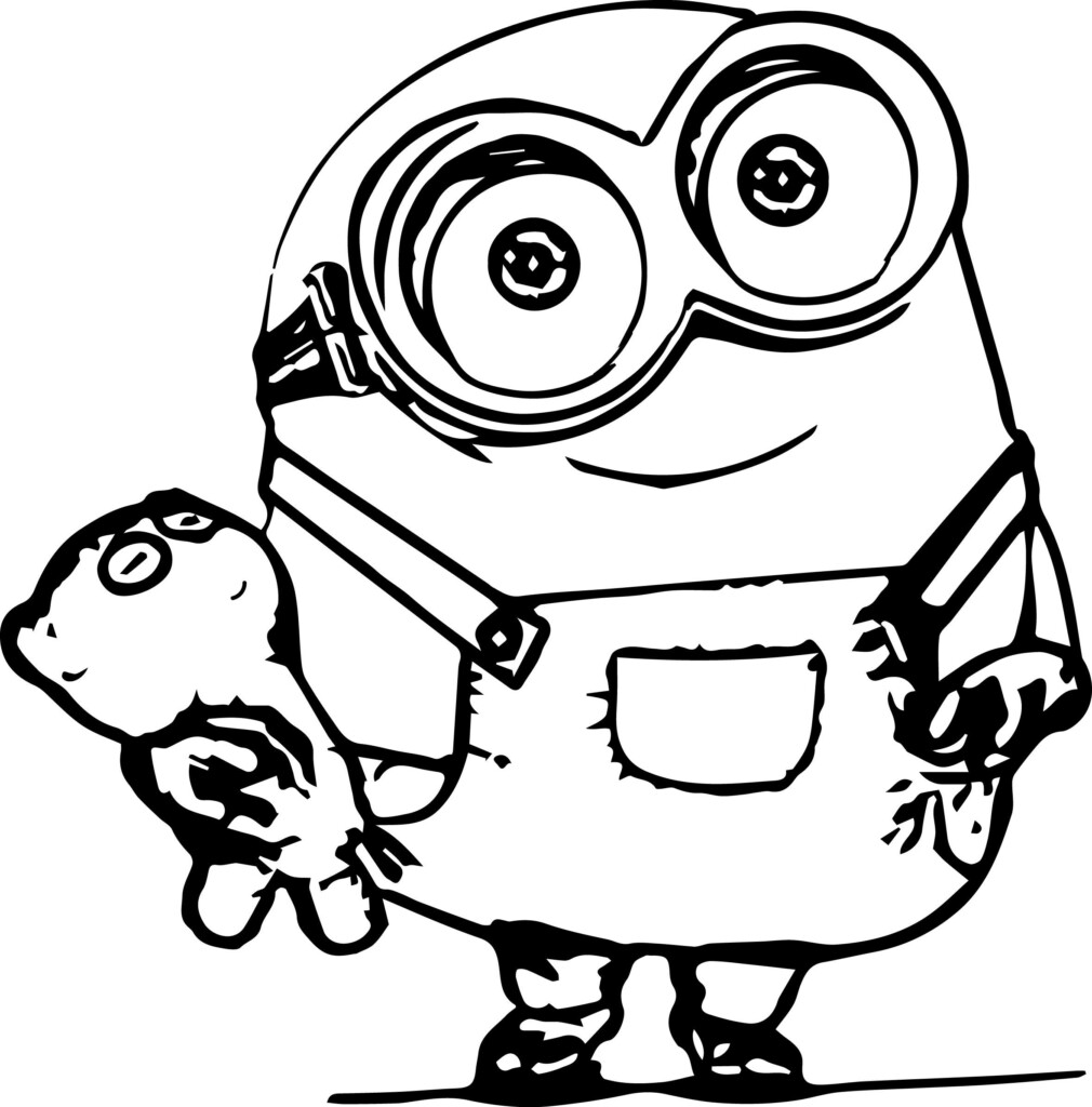 Minion Coloring Pages PrintablePDF For Kids Coloringfolder