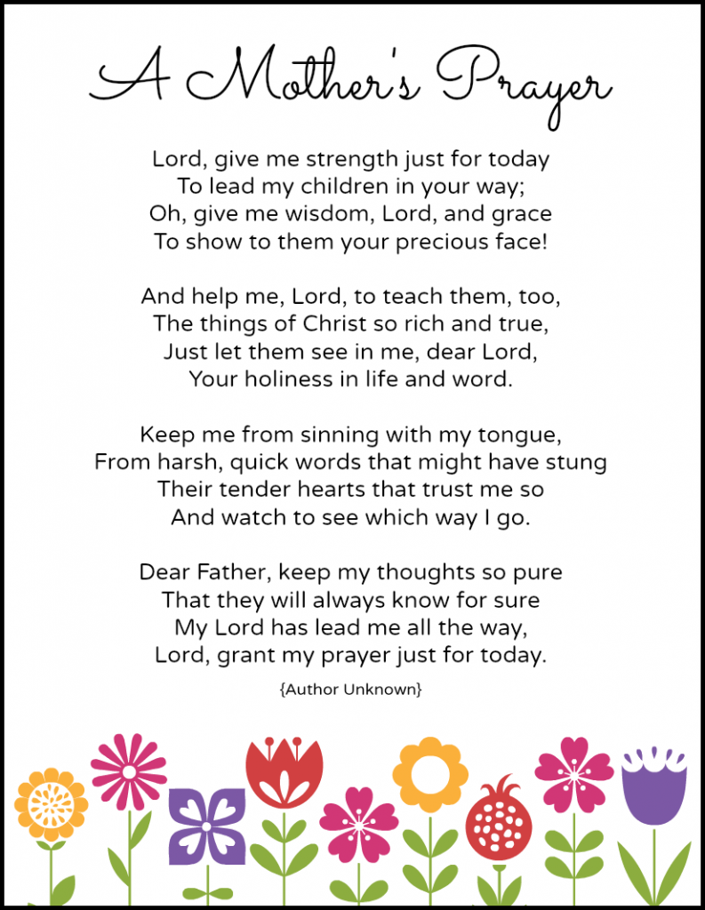 Moms In Prayer Printable Sheets