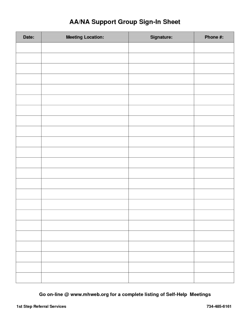 Na Meeting Sign In Sheet Free Employee Holiday Tracker Attendance 
