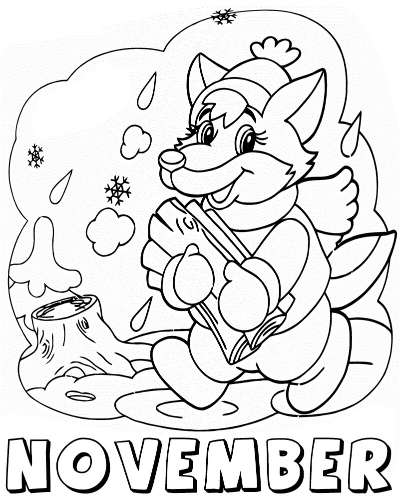 November Coloring Sheets Printable Printable Word Searches