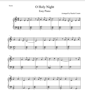 O Holy Night Piano Sheet Music FREE 