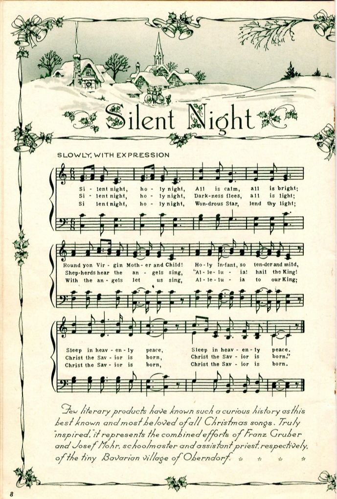 Old Free Printable Vintage Christmas Sheet Music Printable Calendars 