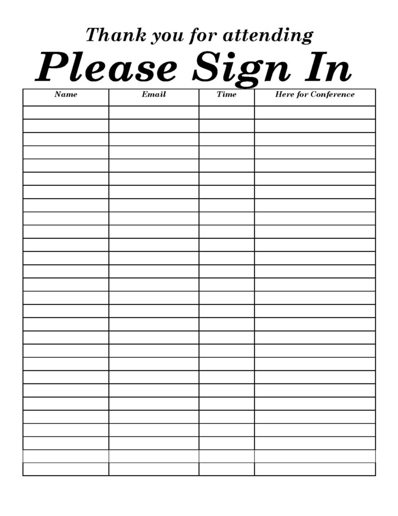 Open House Sign In Sheet Conference Instant Download DOC PDF Sign In Open House Sign In Sheet Conference Instant Download DOC PDF Sign In
