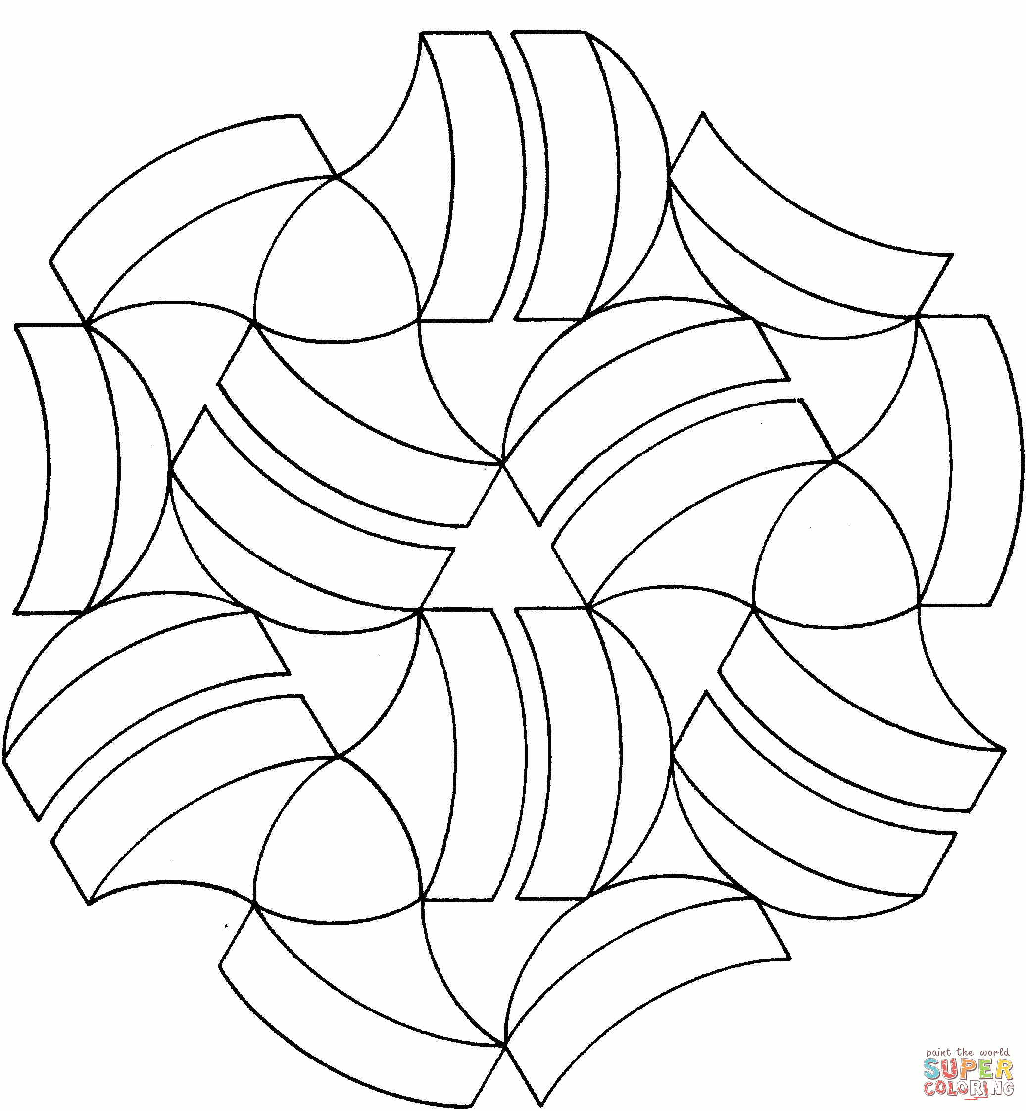 Optical Illusion Coloring Pages Printable Coloring Home