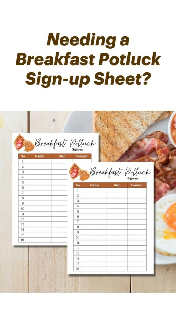 Potluck Sign Up Sheet Baby Shower Potluck Sign Up Sheet Baby Shower 