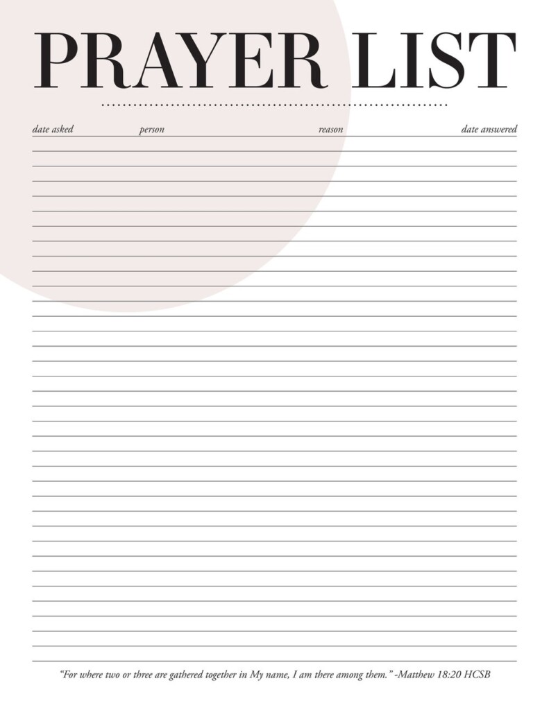 Prayer Card Template Elegant Printable Prayer Request Form Template 
