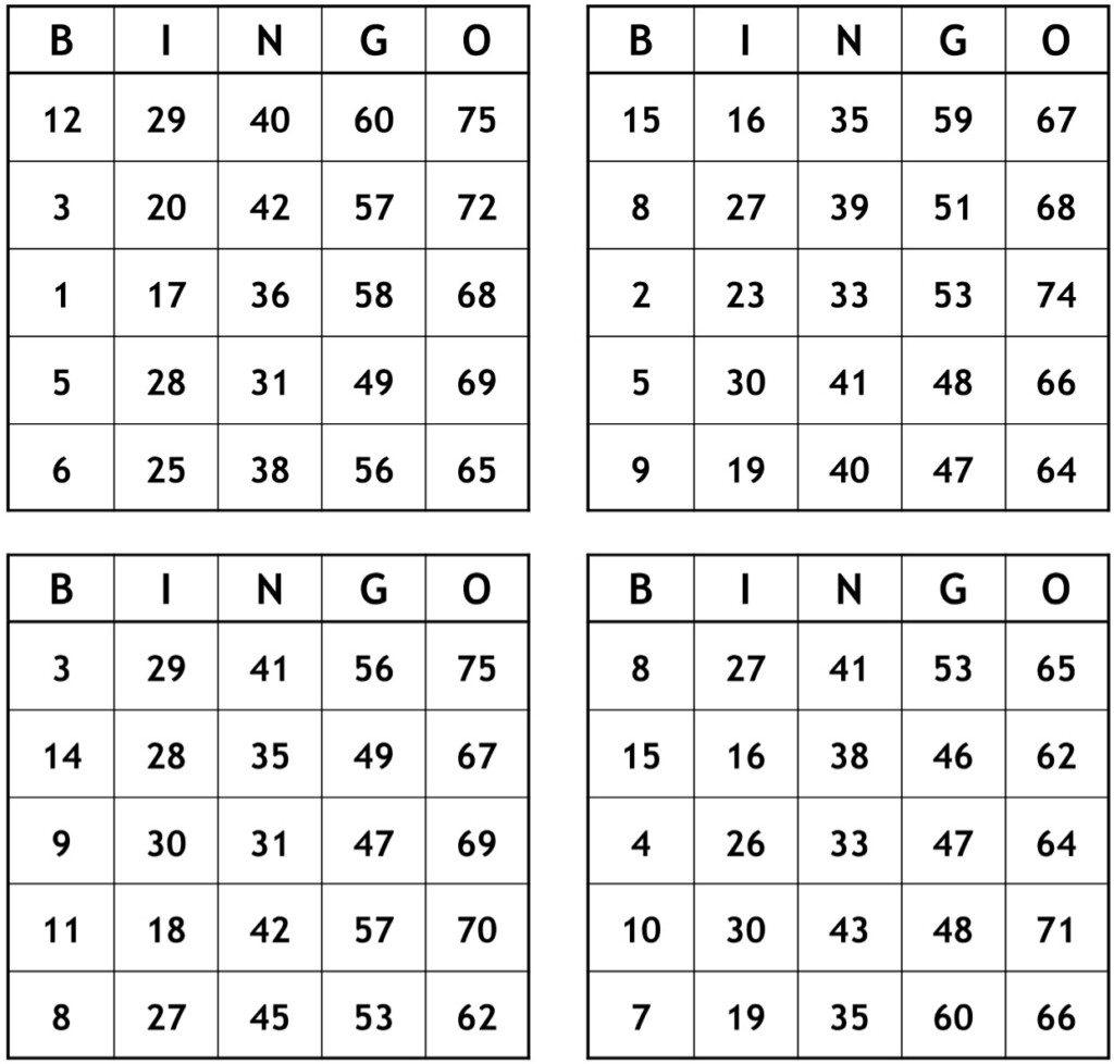 Printable 1 90 Bingo Calling Sheet Printable JD