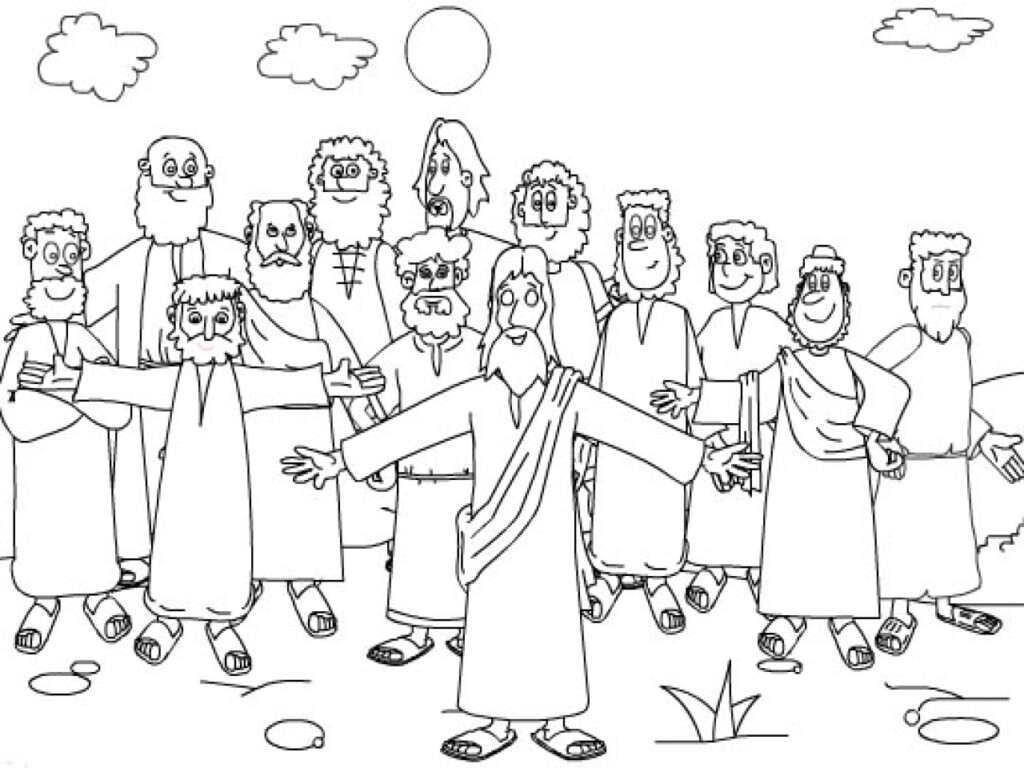 Printable 12 Disciples Activity Sheets