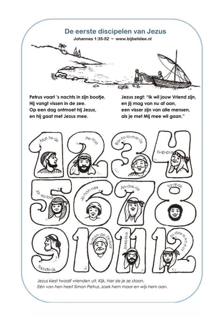 Printable 12 Disciples Activity Sheets Printable Word Searches