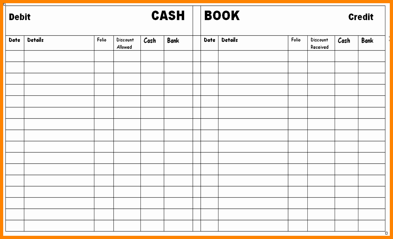 Printable Accounting Sheets