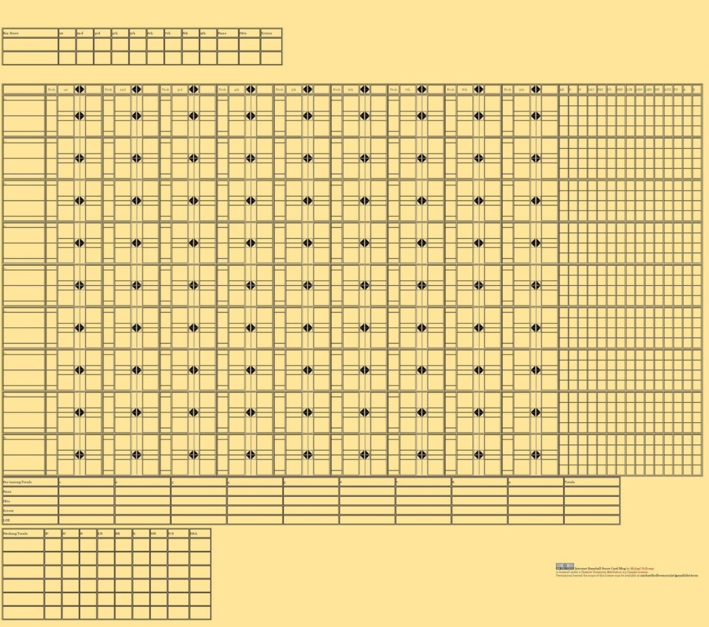 Printable Baseball Scorebook 80 Images In Collection Page 1 