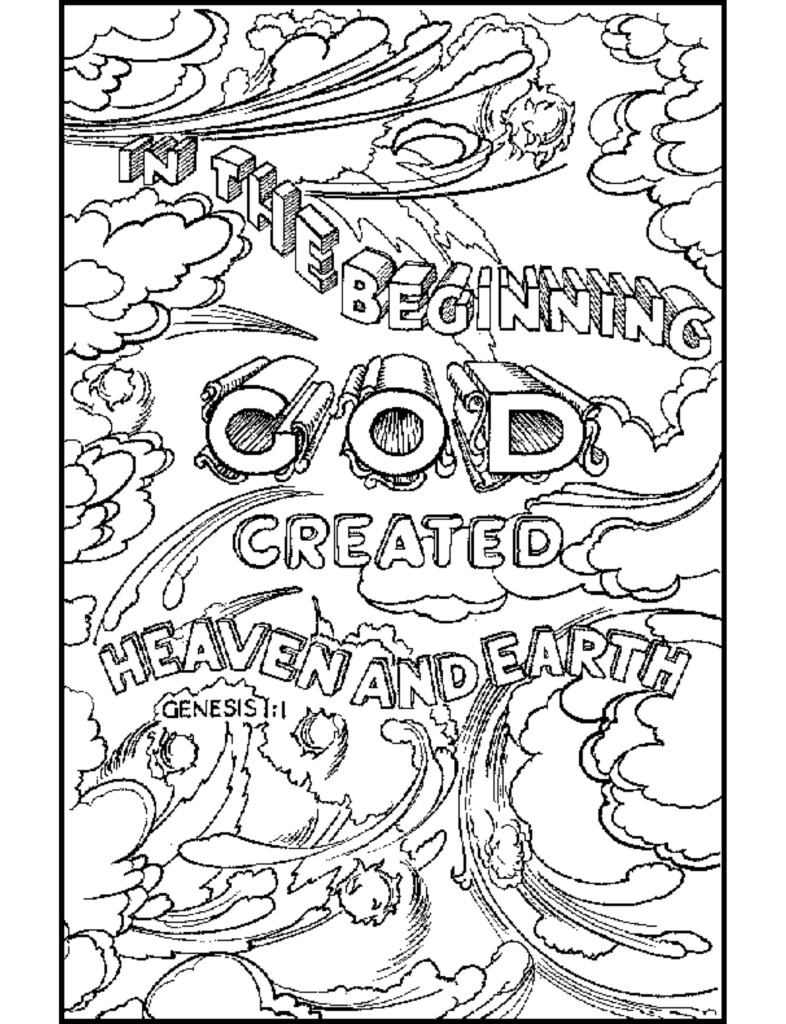 Printable Bible Sheets