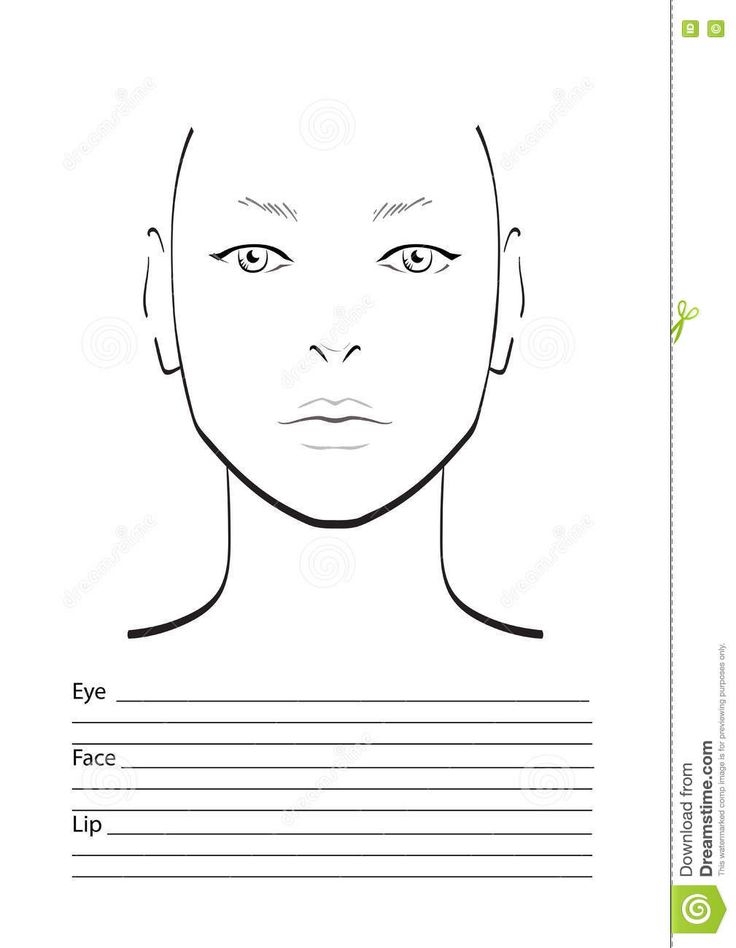 Printable Botox Charting Sheet
