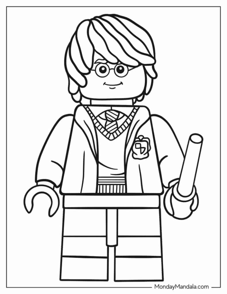 Printable Boy Lego Coloring Sheet Free Coloring Sheet Printables For 