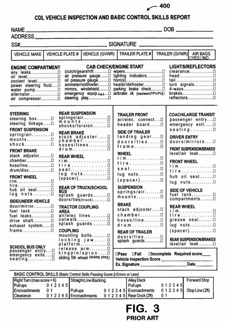 Printable Cdl Pre Trip Inspection Cheat Sheet Printable And Enjoyable 