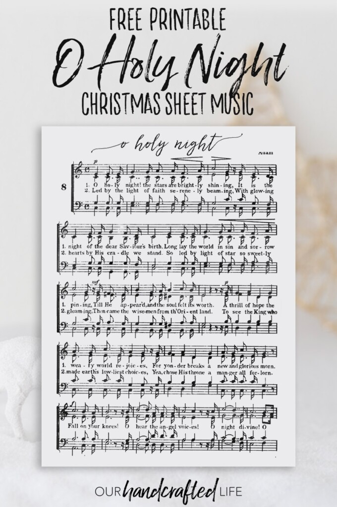 Printable Christmas Sheet Music