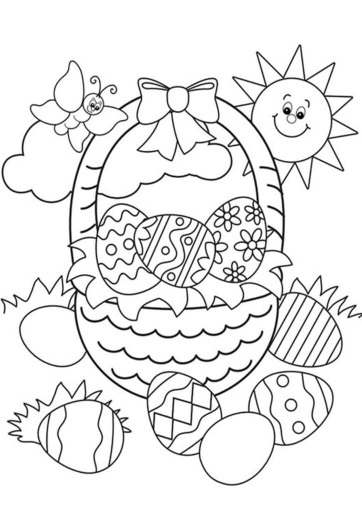 Printable Easter Coloring Sheets