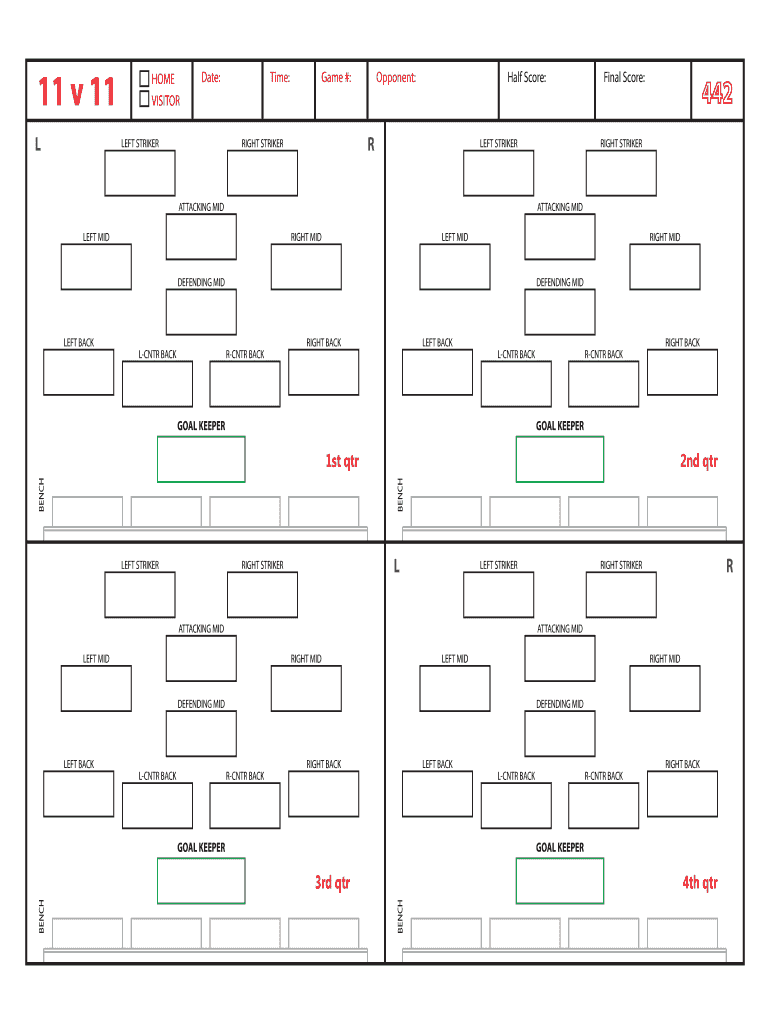 Printable Football Line Sheets