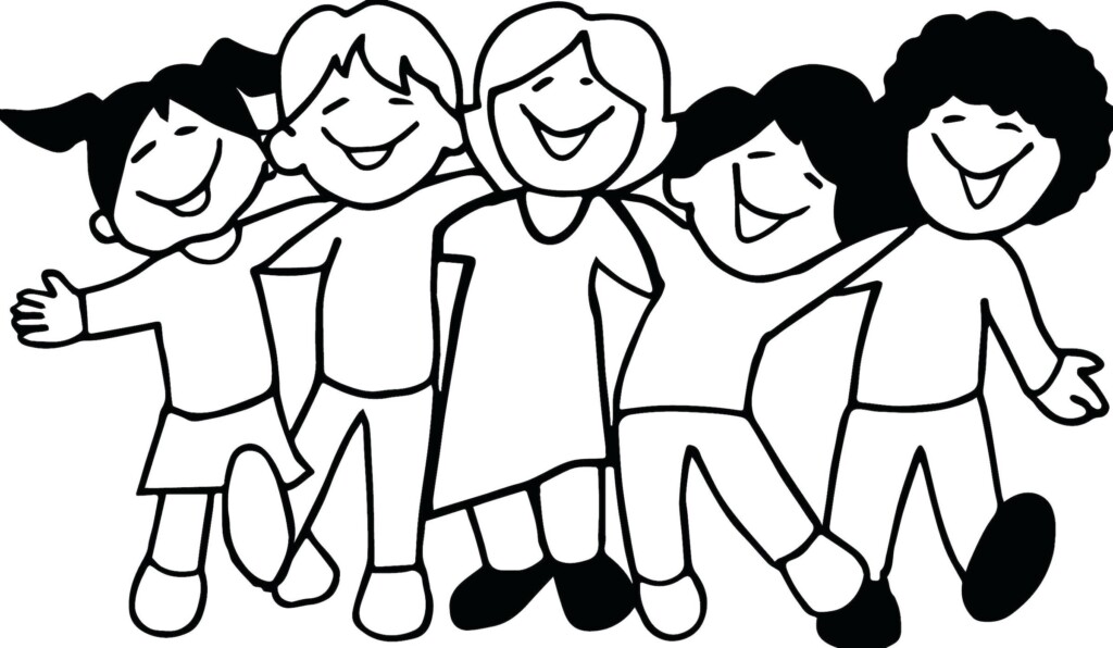 Printable Friendship Coloring Pages Pdf Free Coloringfolder