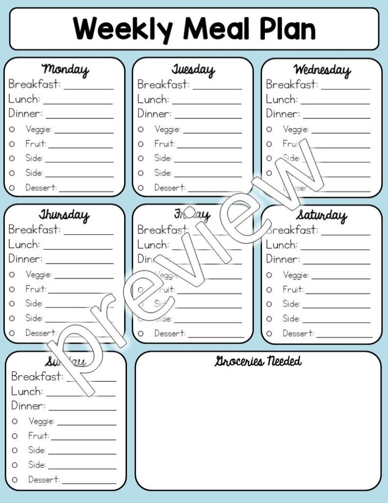Printable Grey Sheet Food Plan Printable Calendar