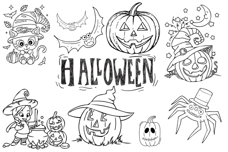 Printable Halloween Sheets Art Education Teacher Primary School 