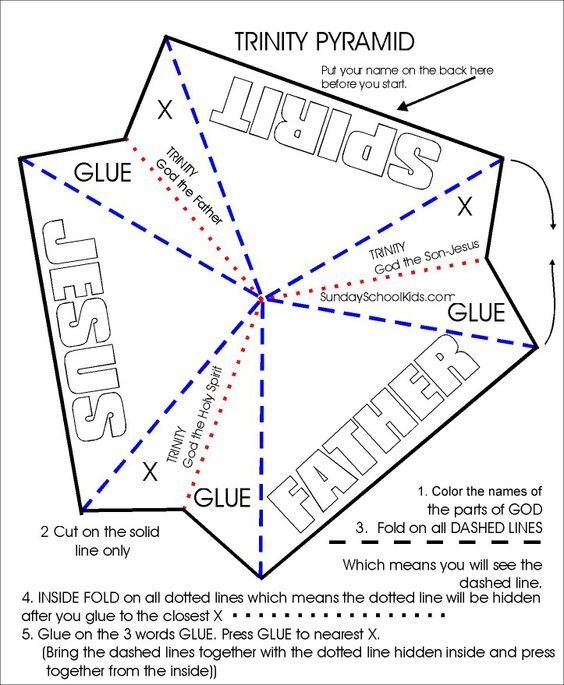 Printable Holy Trinity Activity Sheets