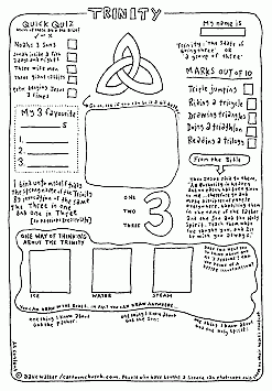Printable Holy Trinity Activity Sheets