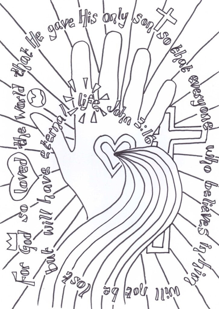 Printable John 3 16 Activity Sheet