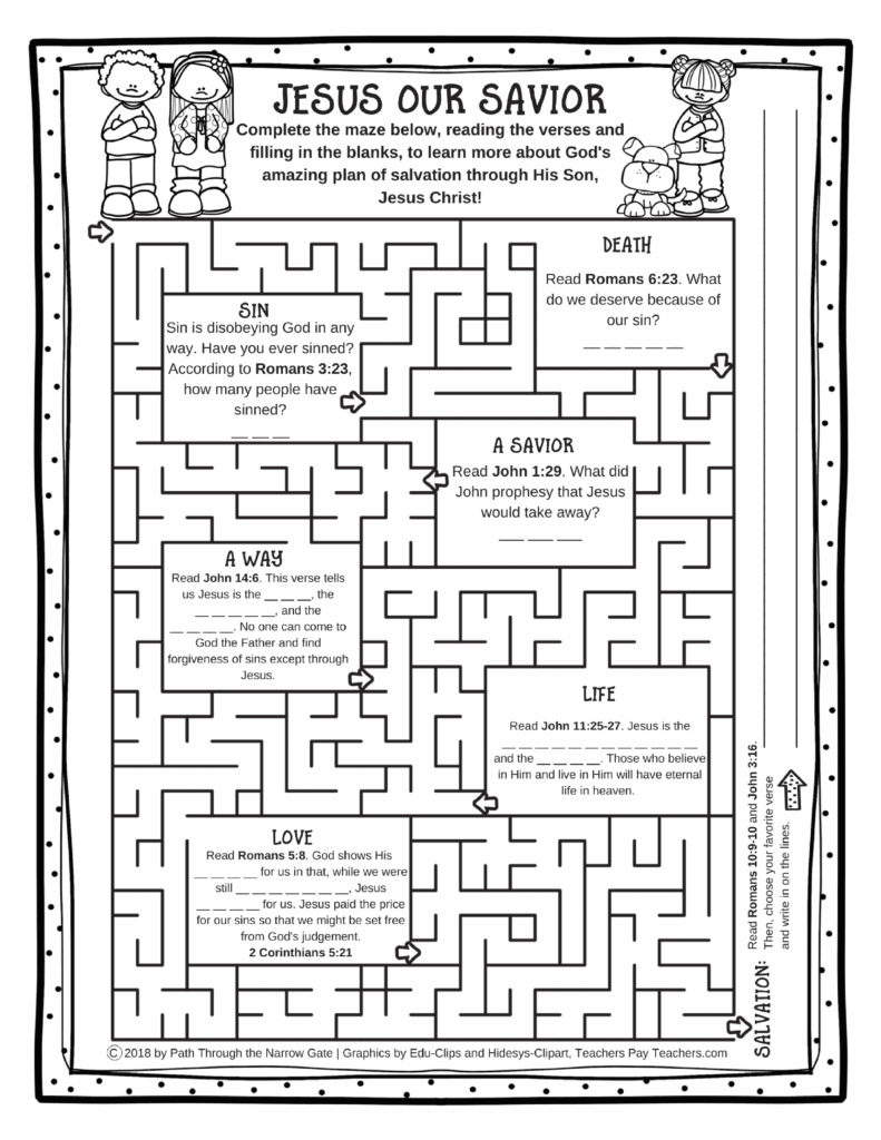 Printable John 3 16 Activity Sheet Calendar Printables