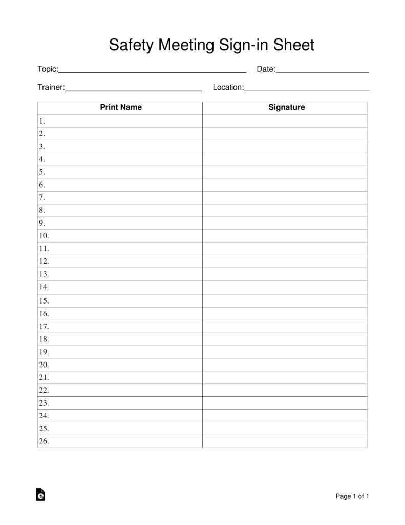 Printable Meeting Sign In Sheet Vrogue co