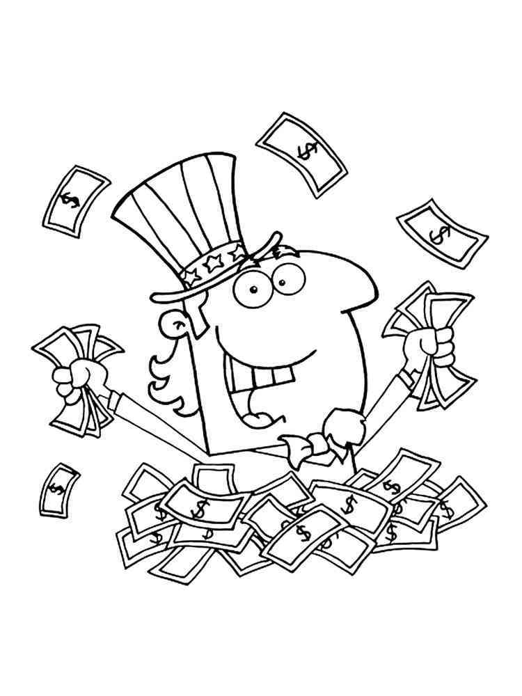 Printable Money Coloring Sheets Printable And Enjoyable Learning