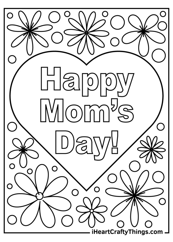 Printable Mother 39 s Day Coloring Pages