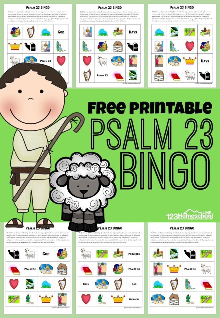 Printable Psalm 23 Activity Sheets