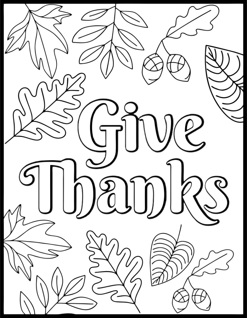 Printable Thanksgiving Activity Sheets
